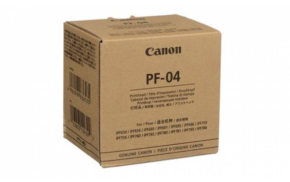 CANON PF-04 PRINTHEAD FOR IPF650/671/681/750/760/765/771/781/786/831/841/851